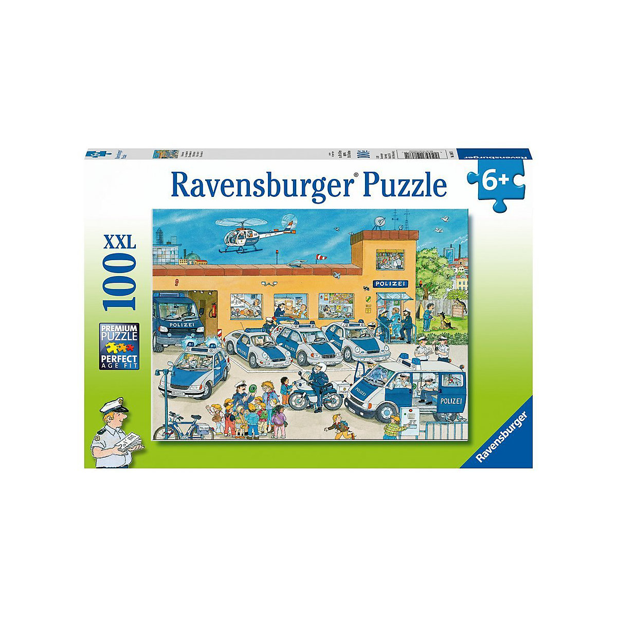 Puzzle, 100 Teile XXL, 49x36 cm, Polizeirevier