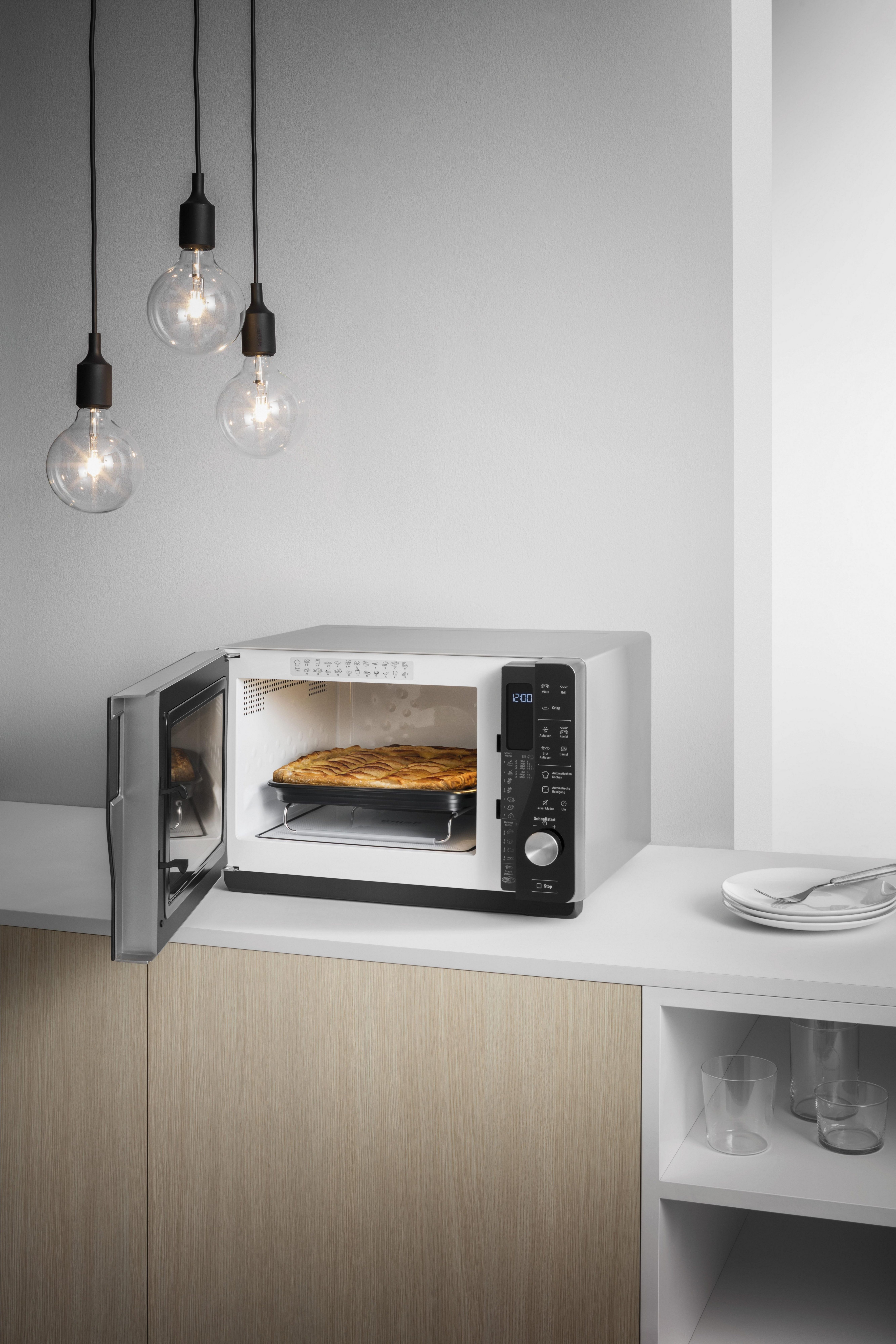 BAUKNECHT Mikrowelle MW 427 SL, Grill, 25 l