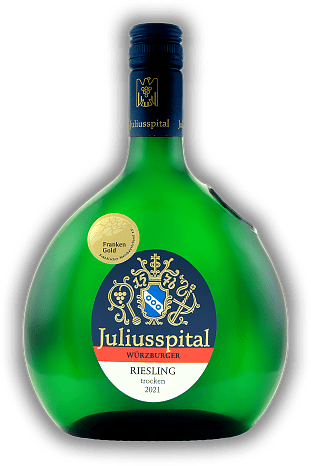 Juliusspital, Würzburger Riesling trocken, Qualitätswein VDP. Ortswein, trocken, 2021, Franken  Juliusspital, Würzburger Riesling trocken, Qualitätswein VDP. Ortswein, trocken, 2021, Franken   Jahrgang 2021 - 0,75	 Liter - Vol 12,5%