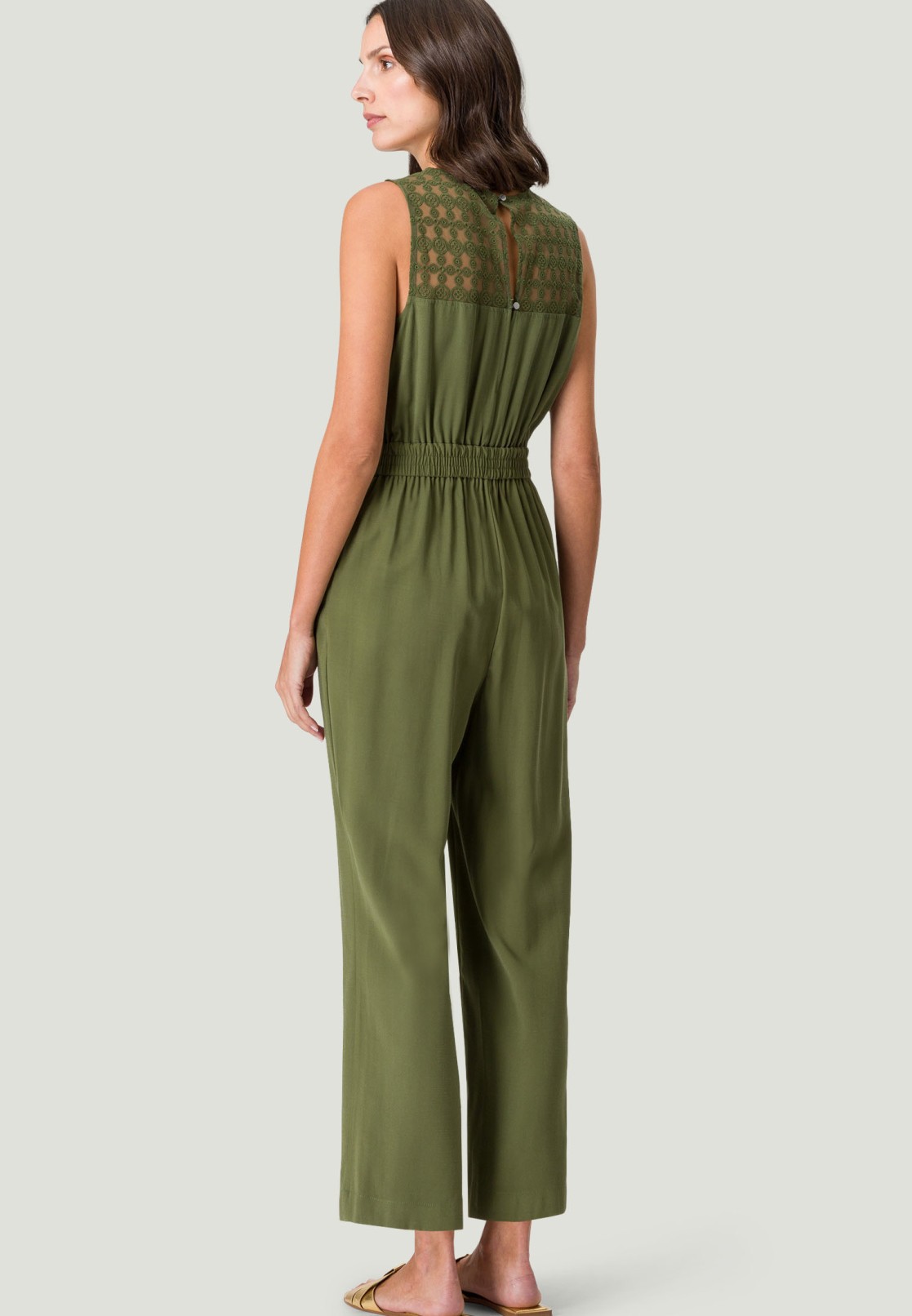 Jumpsuit mit Spitze
