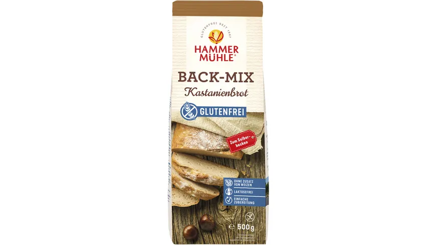 HAMMERMÜHLE Kastanienbrot Back Mix 500 g