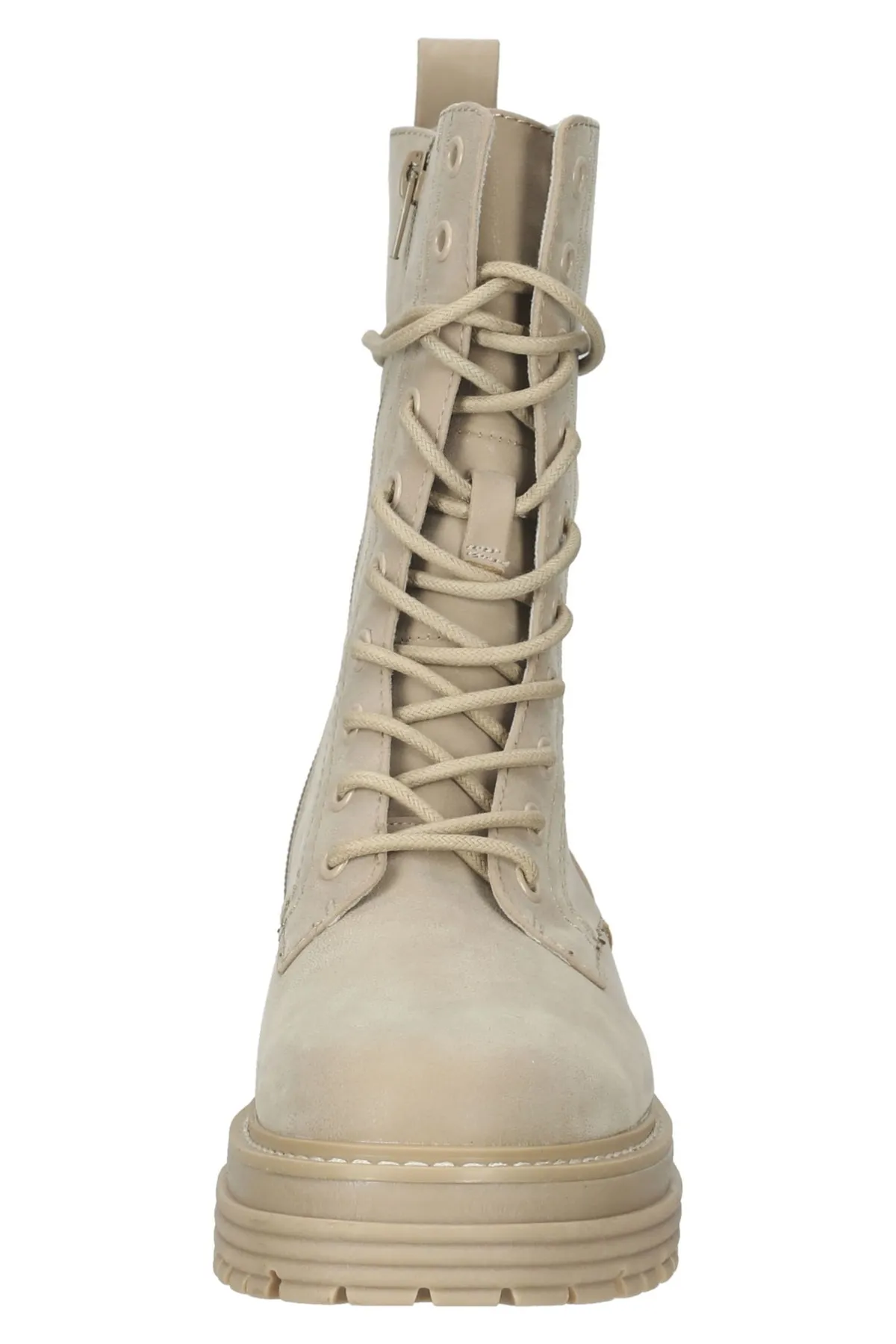 BULLBOXER  Stiefelette - Beige - Blockabsatz