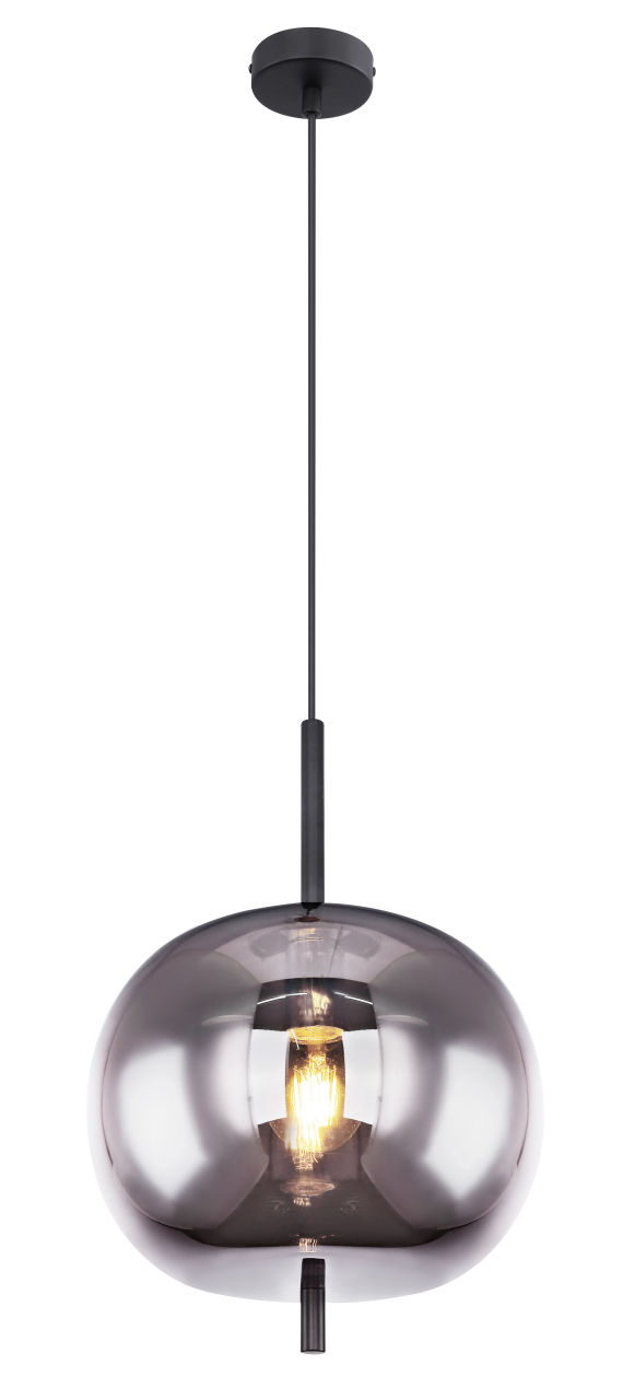 Globo Lighting - BLACKY - Hängeleuchte Metall schwarz, 1x E27