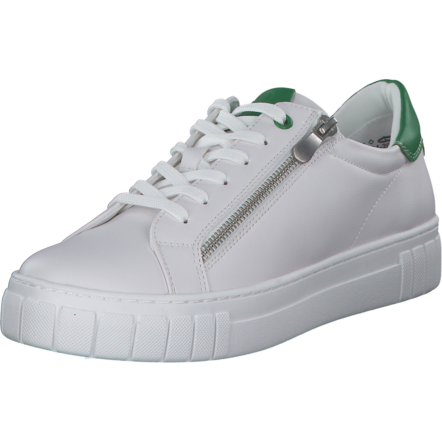 Marco Tozzi 23764, Schnürschuhe, Damen, WHITE/GREEN