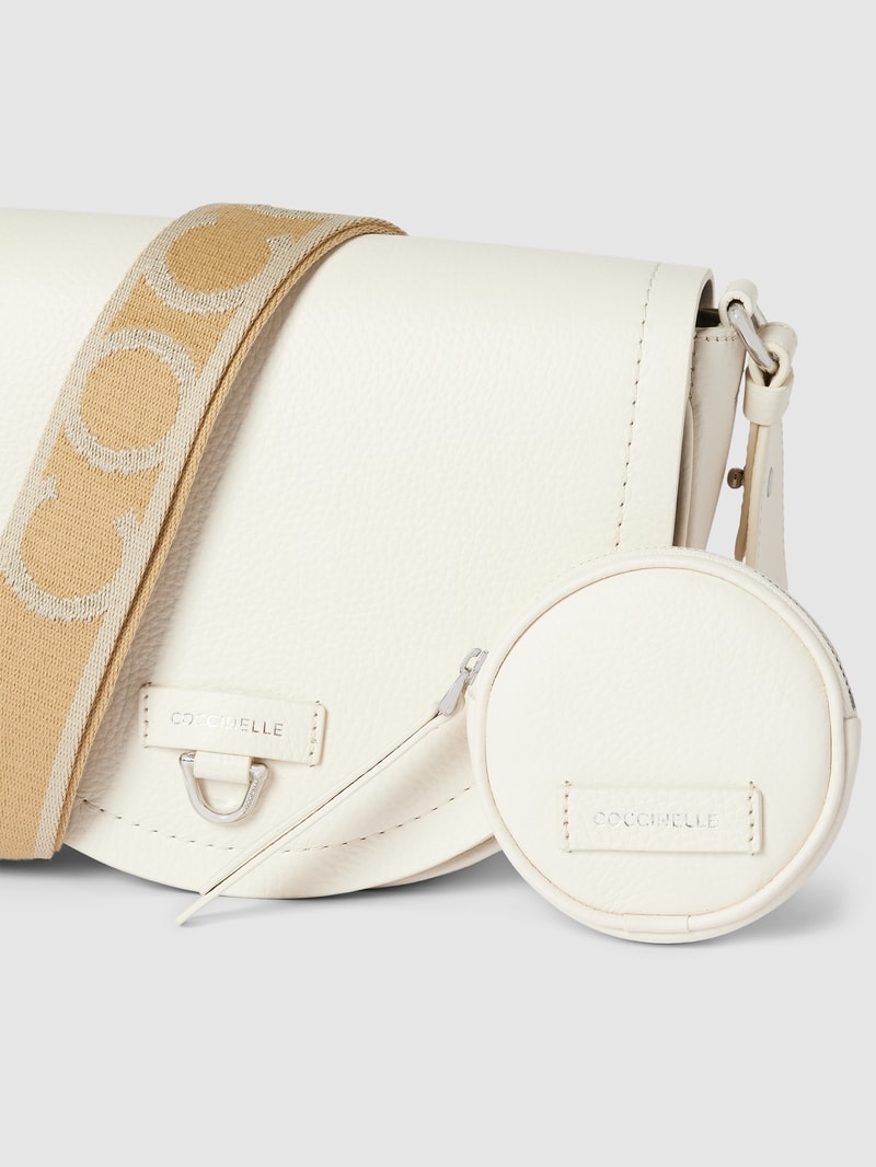 Saddle Bag mit Label-Detail Modell 'BLAIRE' in weiß