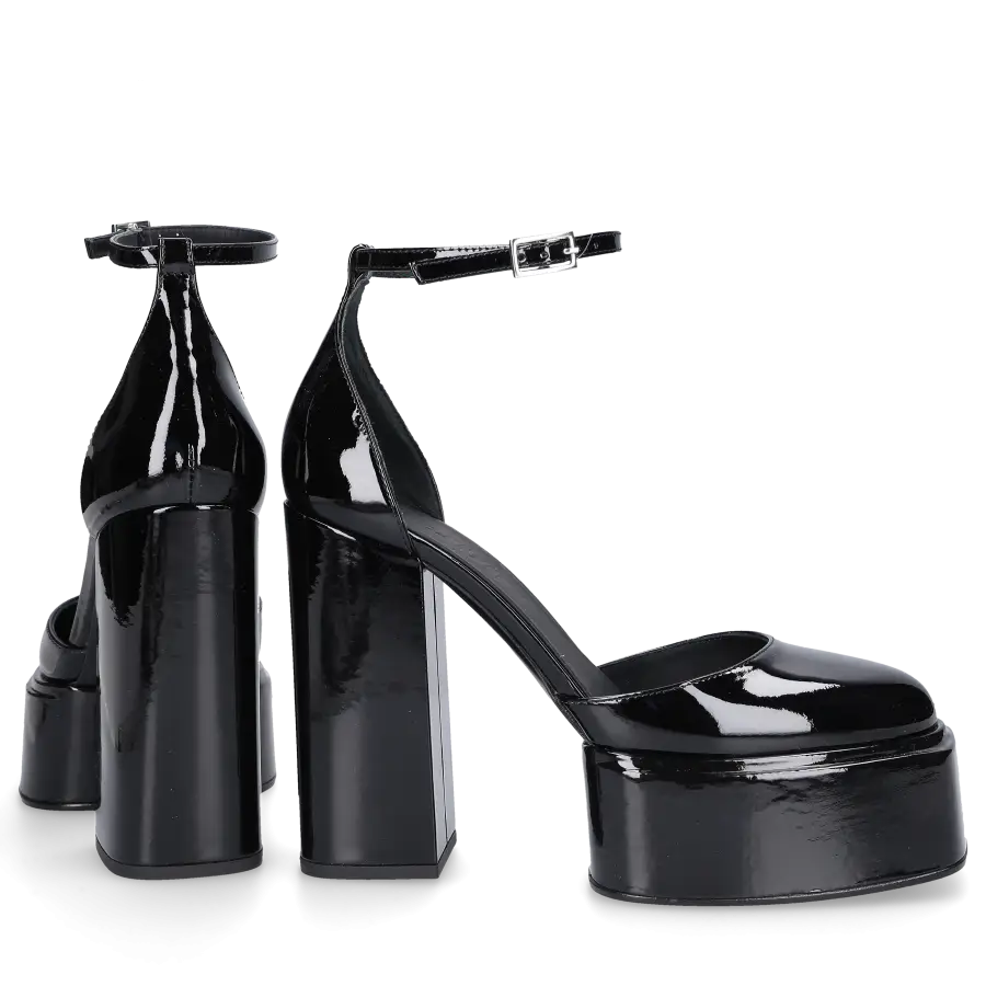 3 JUIN - Pumps AMBRA Lackleder - schwarz