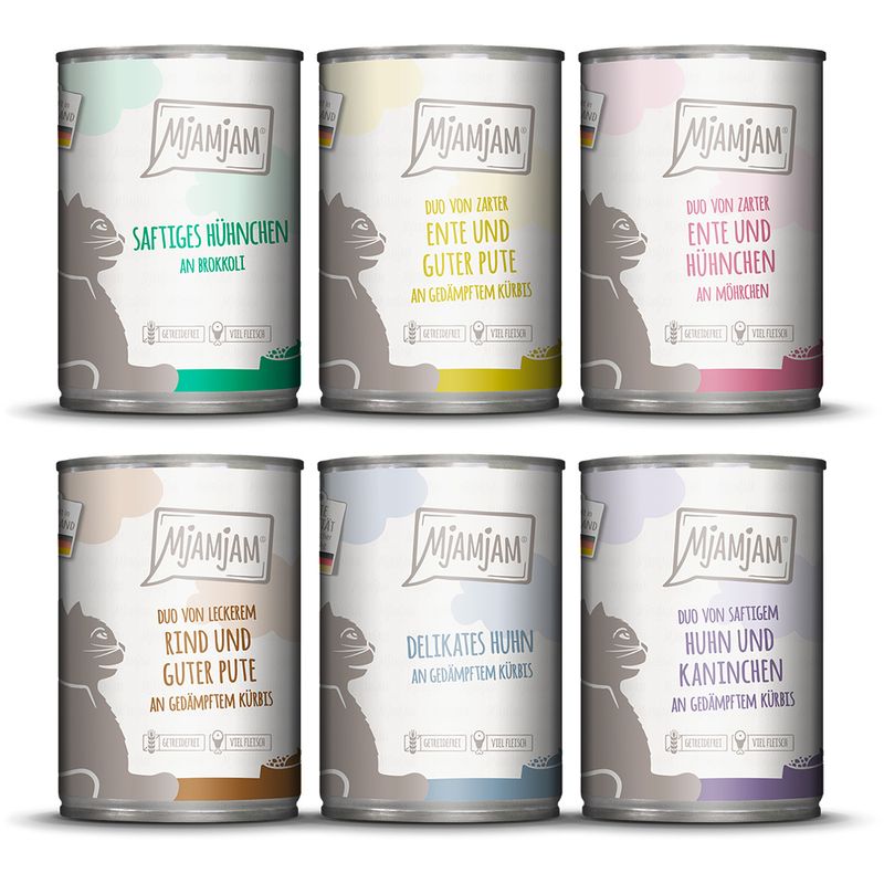 Probierpaket MjAMjAM 6 x 400 g zu TOP-Preisen