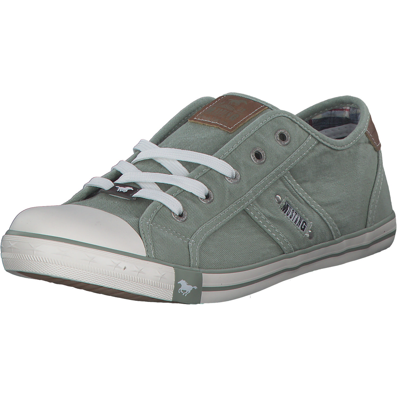 Mustang 1099310, Schnürschuhe, Damen, pastellgrün