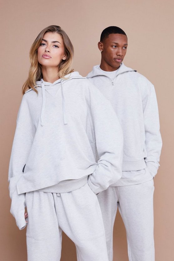 Kastiges Oversize Sweatshirt mit Kragen