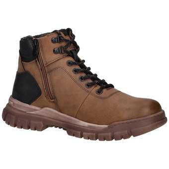 Tom Tailor Schnürstiefelette in braun
