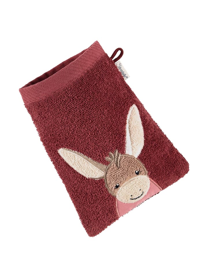 Sterntaler Waschhandschuh ESEL Emmily in hellrot günstig kaufen onesize