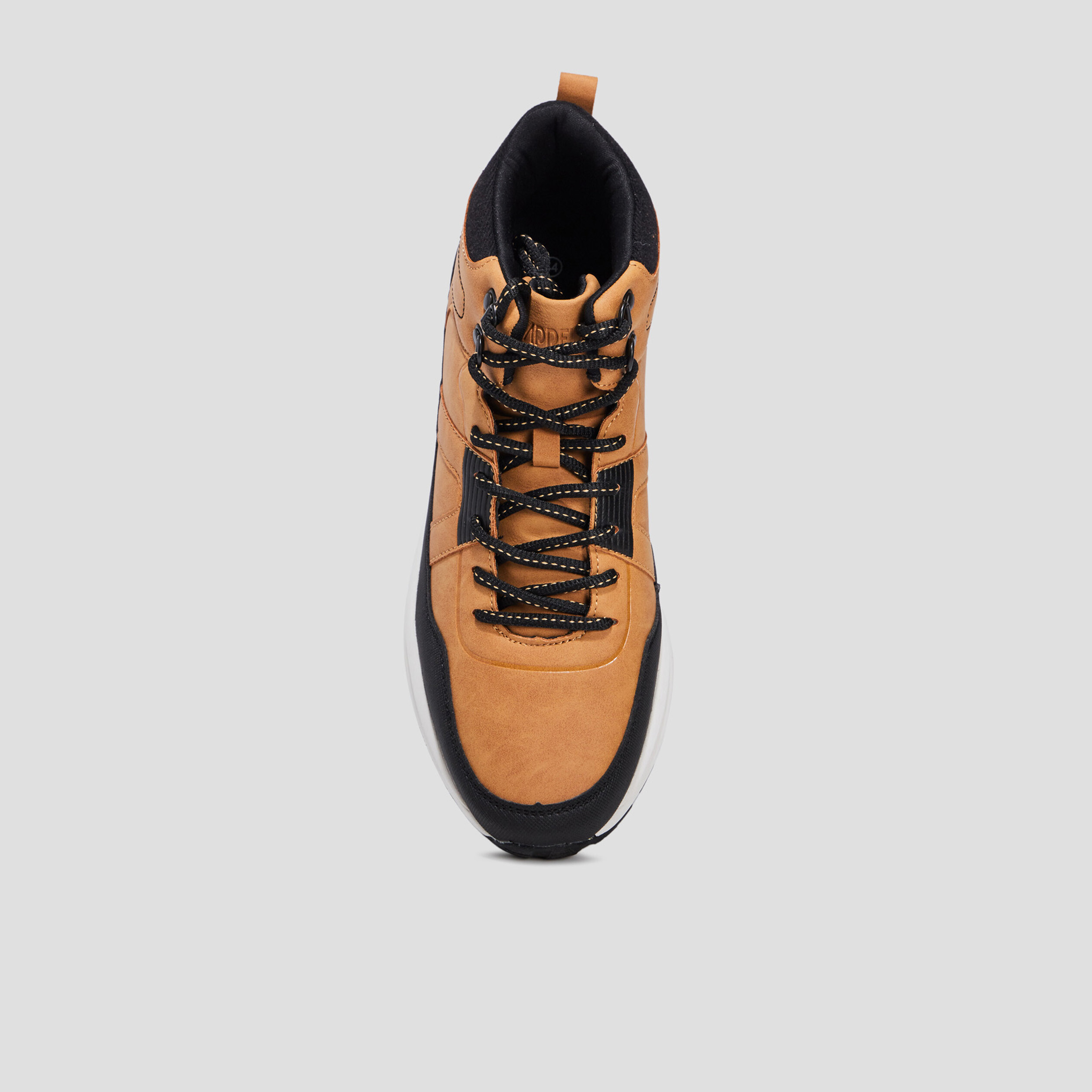 Baskets montantes Trappeur jaune homme | La Halle