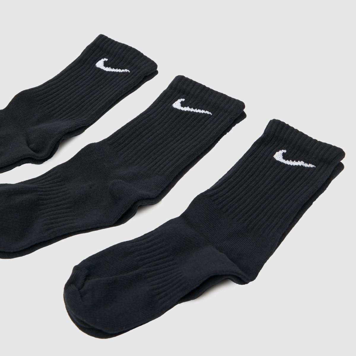 Nike svarta och vita lättviktsstrumpor 3-pack