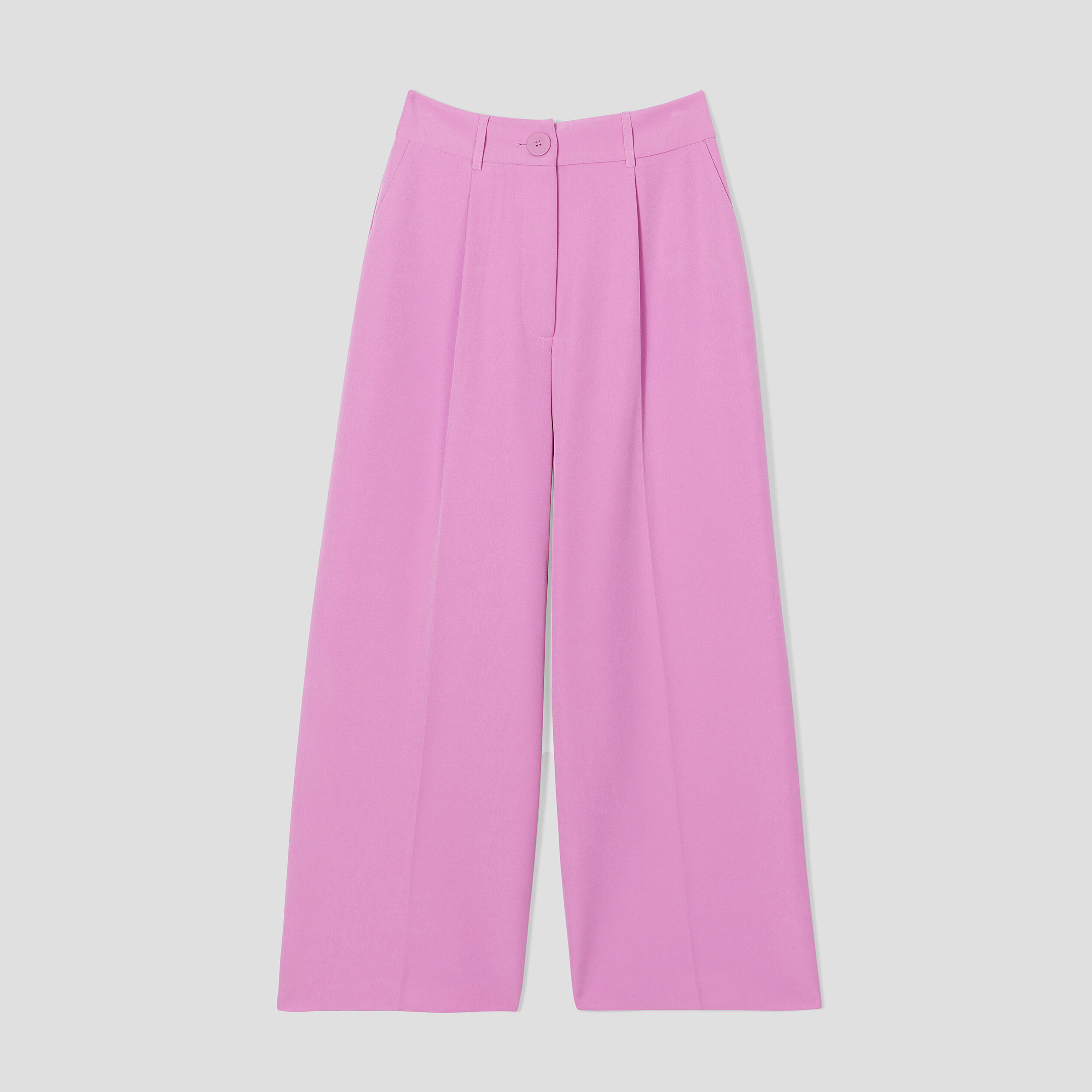 Pantalon city large violet femme | Cache Cache