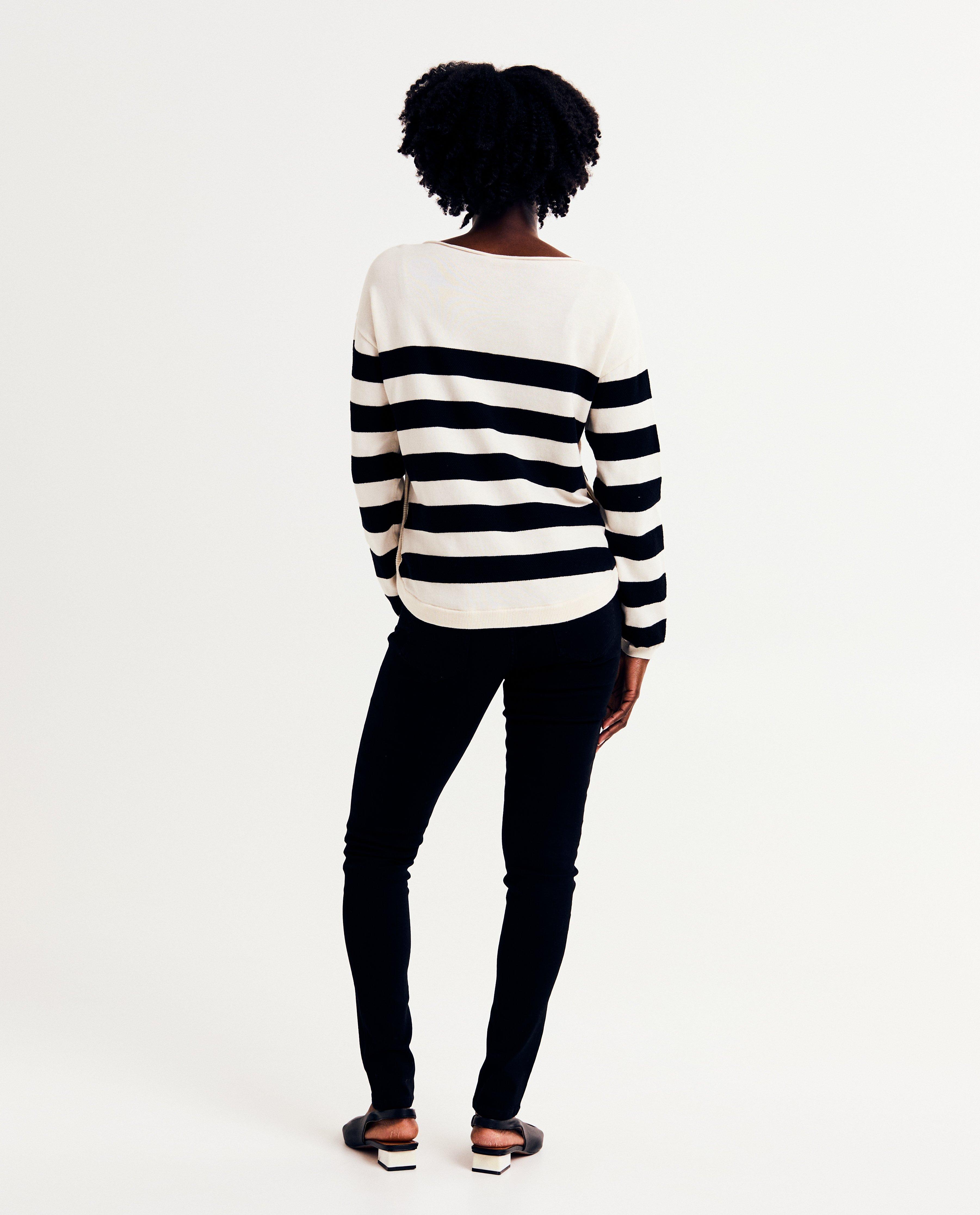 Blugi gravide Atelier Maman Black, croială skinny neagră