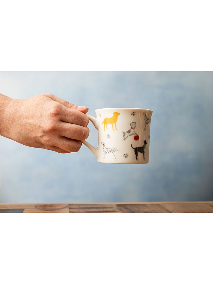 Mikasa 2er-Set: Kaffeetassen in Weiß/ Bunt - 300 ml günstig kaufen onesize