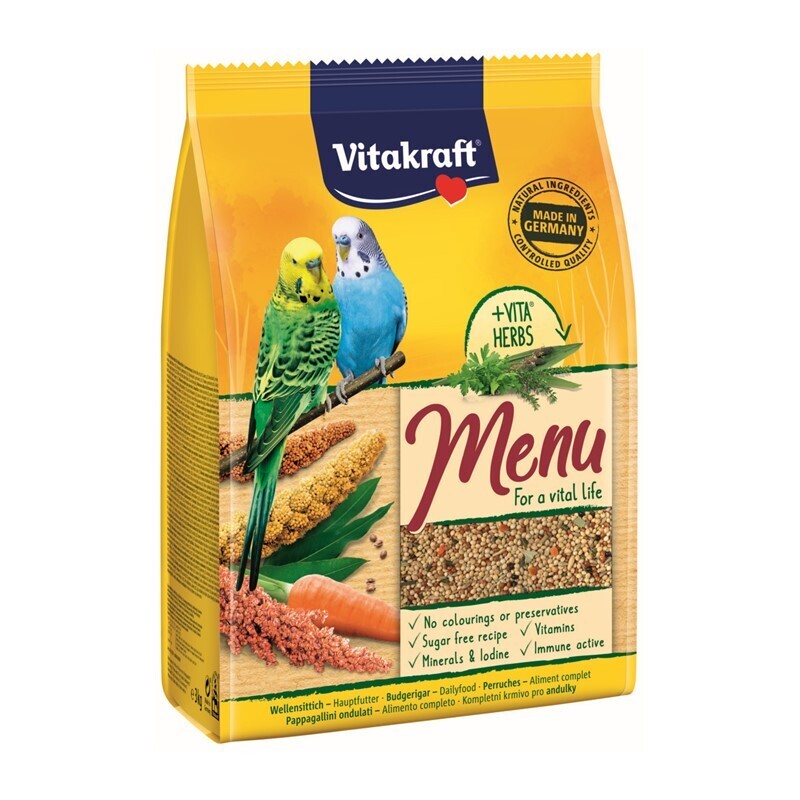Vitakraft Hauptfutter Vitakraft Sittich Perle Premium / Sittich Premium Menü 3 kg