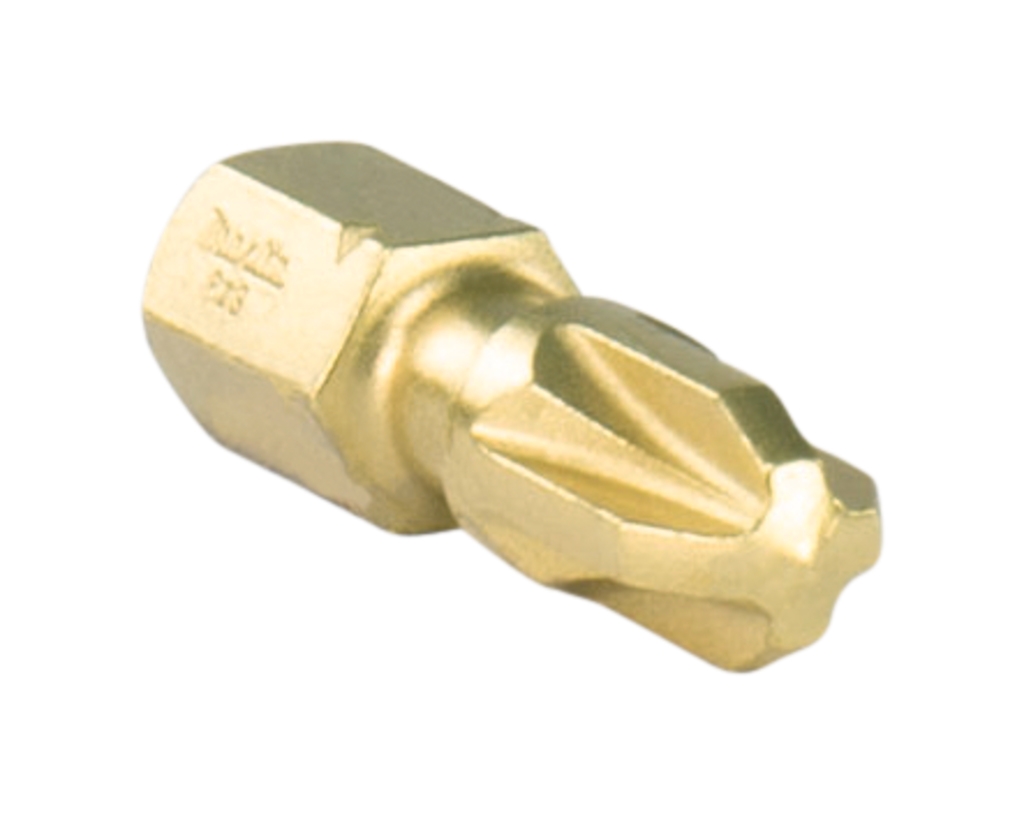Makita Accessories B-28466 XTT Biți de șurubelniță cu impact, formă C, Pozidriv 3, 25 mm, 2 bucăți