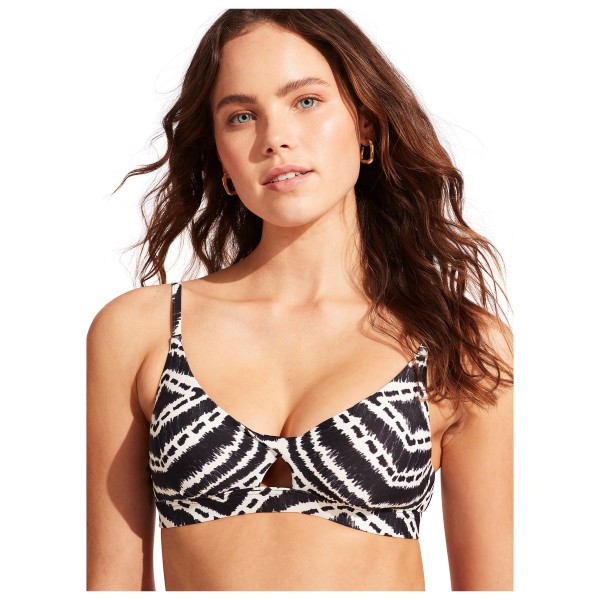 Seafolly - Women's Zanzibar Twist Front Bralette - Bikini-Top