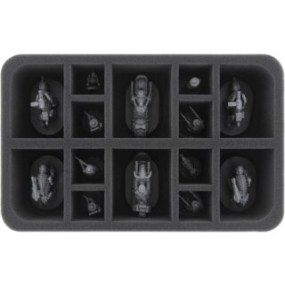 ** % SALE % ** Feldherr Schaumstoffeinlage für Wild West Exodus - 14 Miniaturen