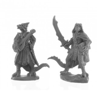 Dragonfolk Bard and Thief