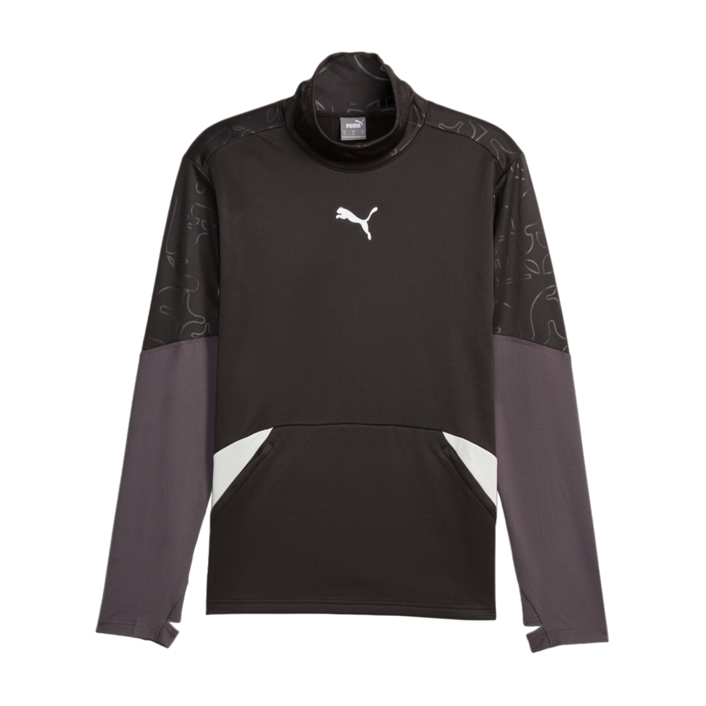 PUMA individual Winterized Sweatshirt Schwarz F03