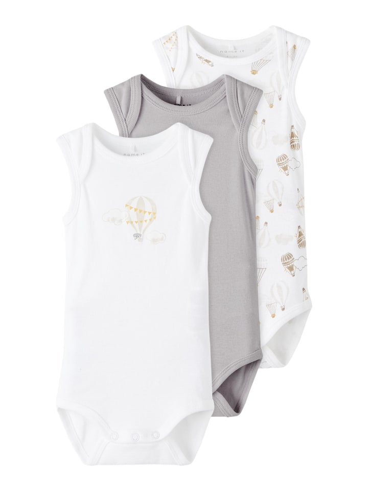 name it Body ärmellos 3er Pack in alloy günstig kaufen