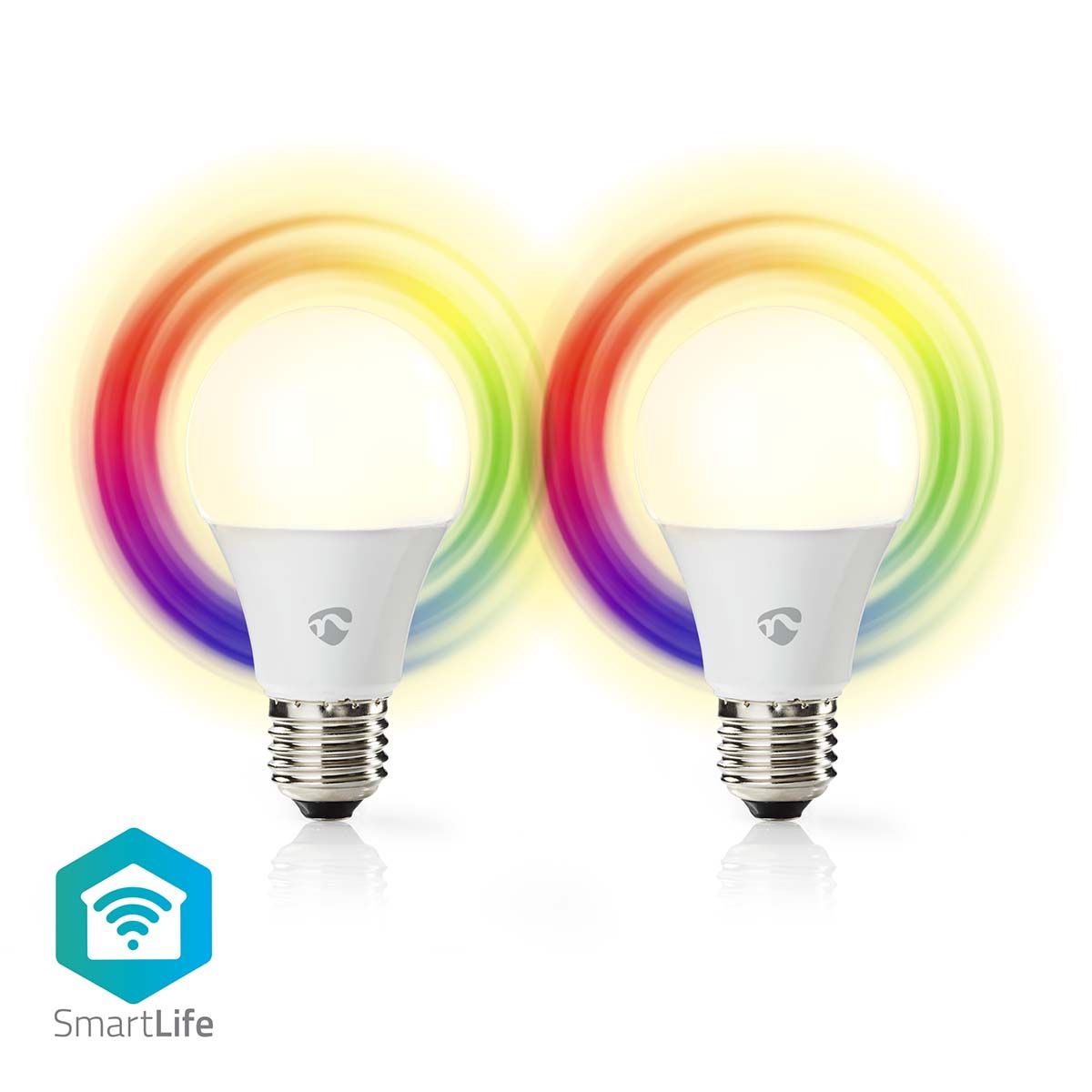 Nedis WIFILRC20E27 SmartLife Vollfärbige LED-Lampen