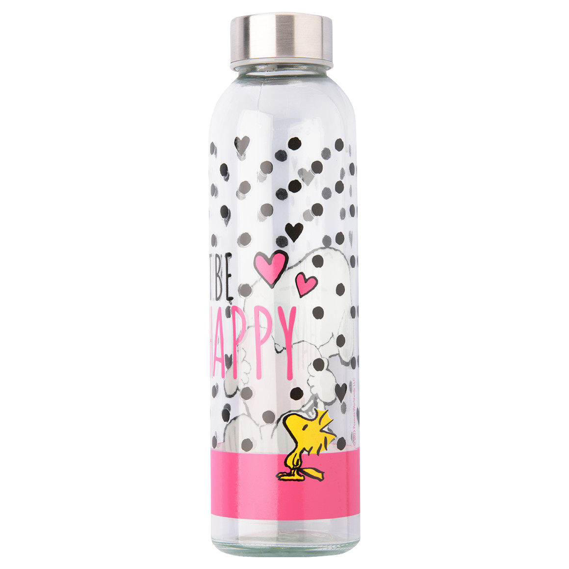 Peanuts Trinkflasche aus Glas