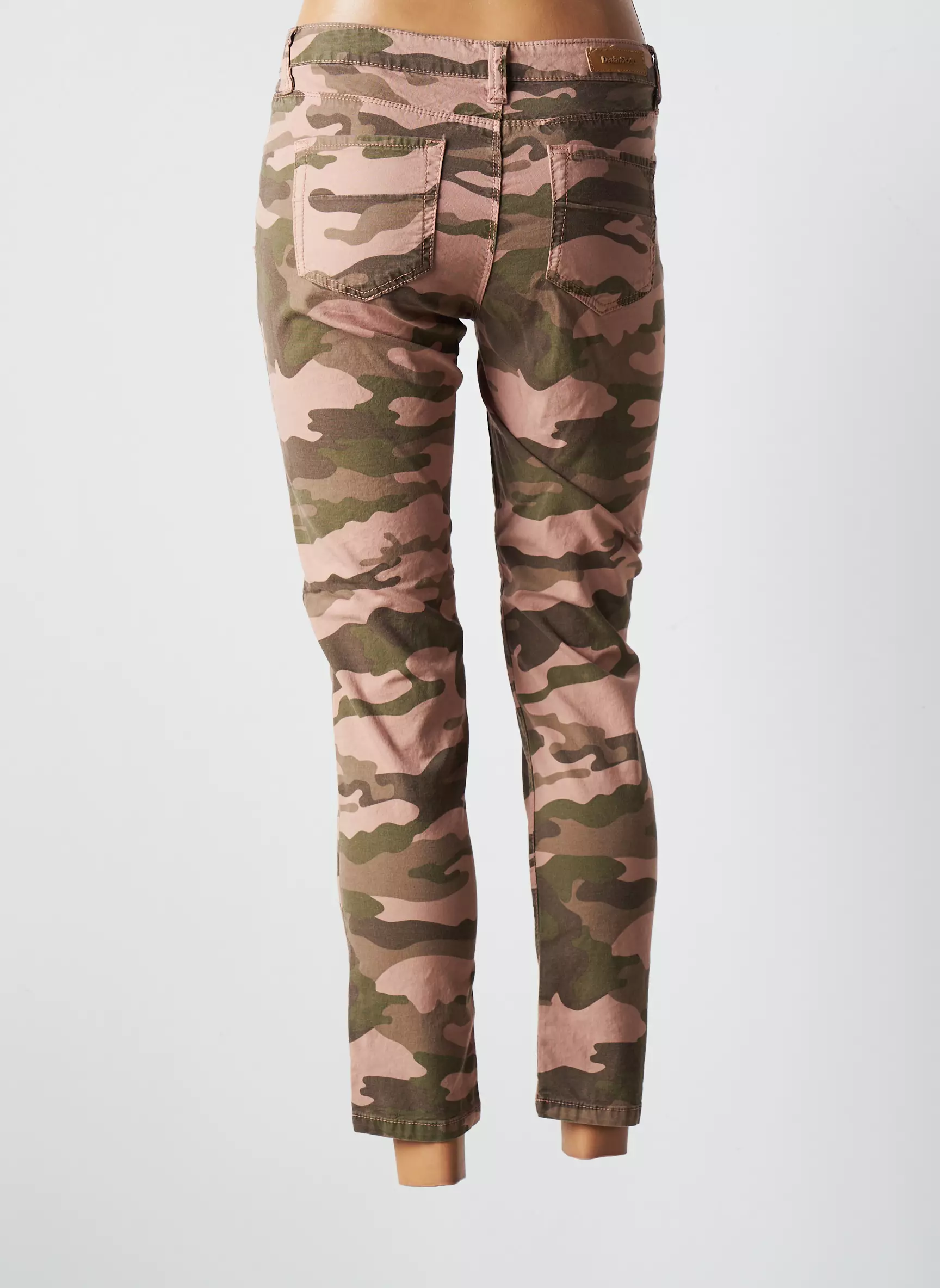 Denim Studio Pantalon7 8 Femme couleur rose