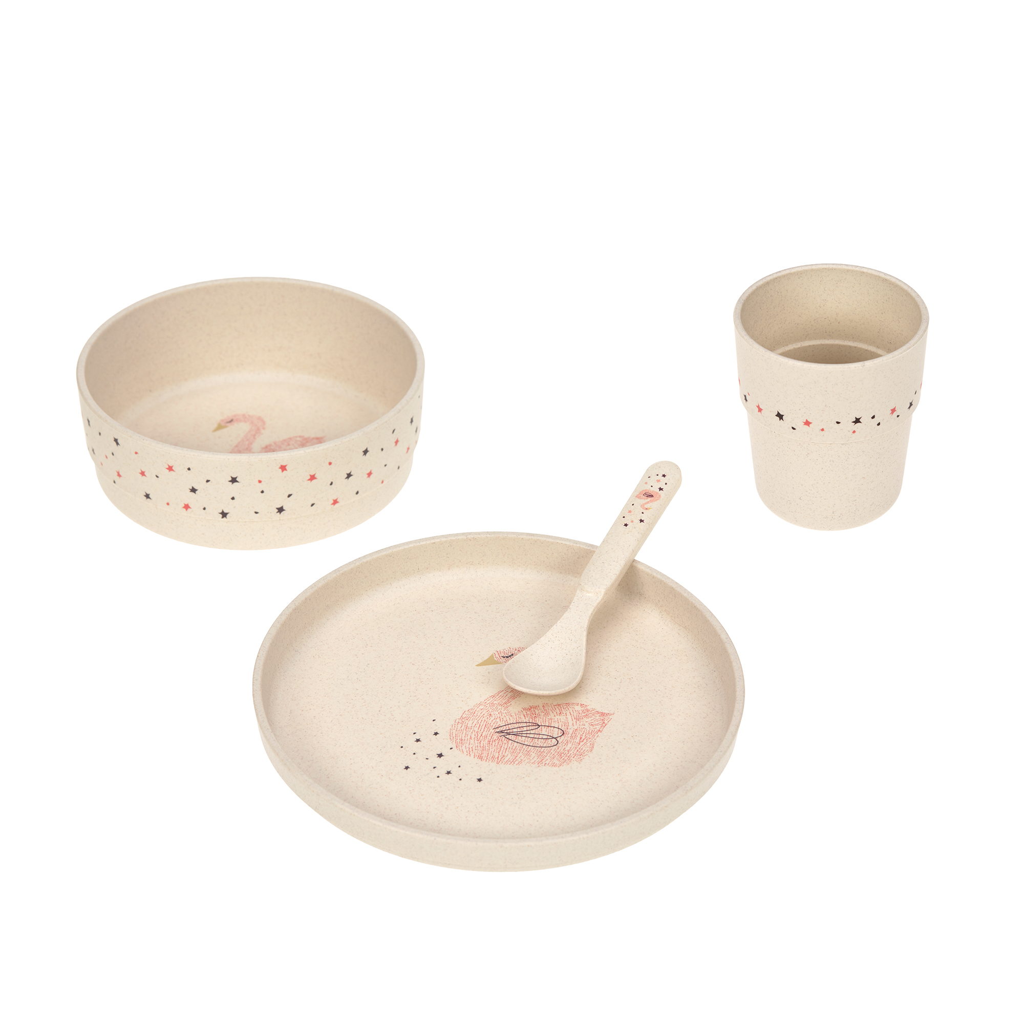 Kindergeschirr Set - Little Water, Schwan