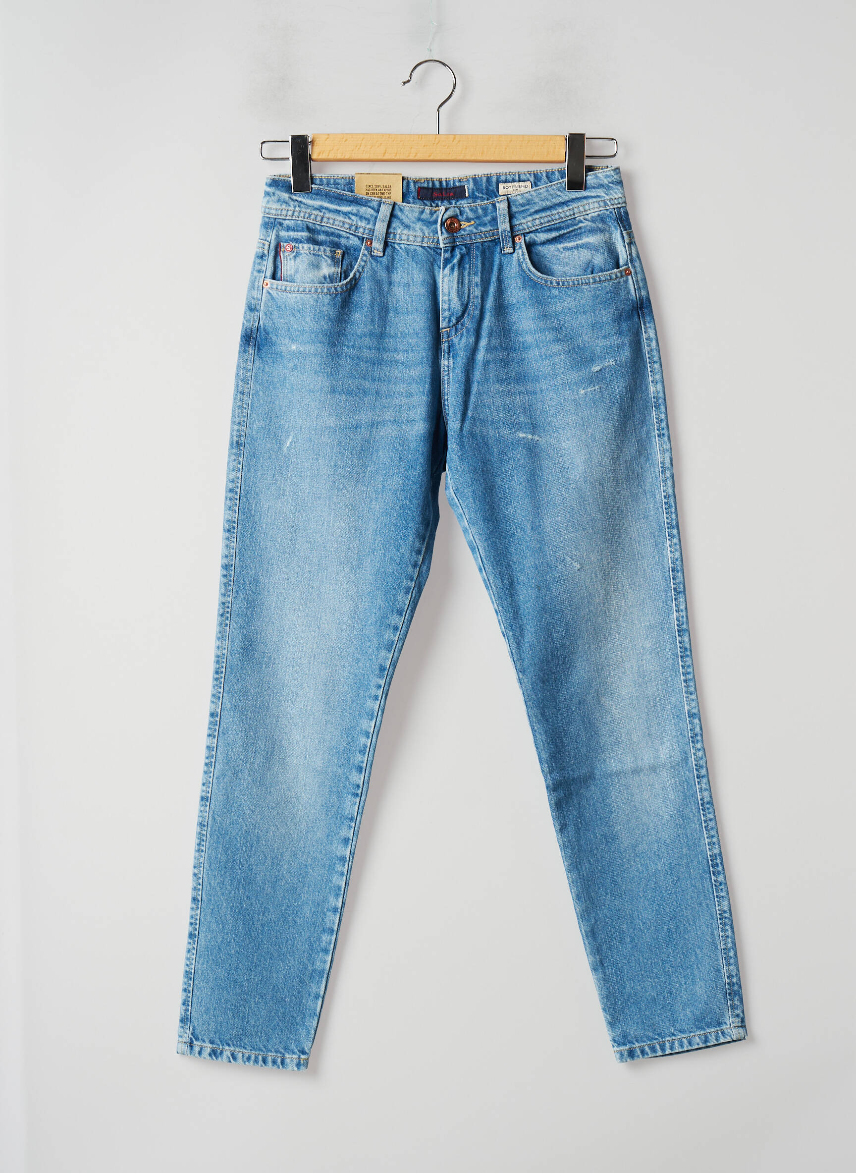 Salsa Jeans Boyfriend Femme couleur bleu