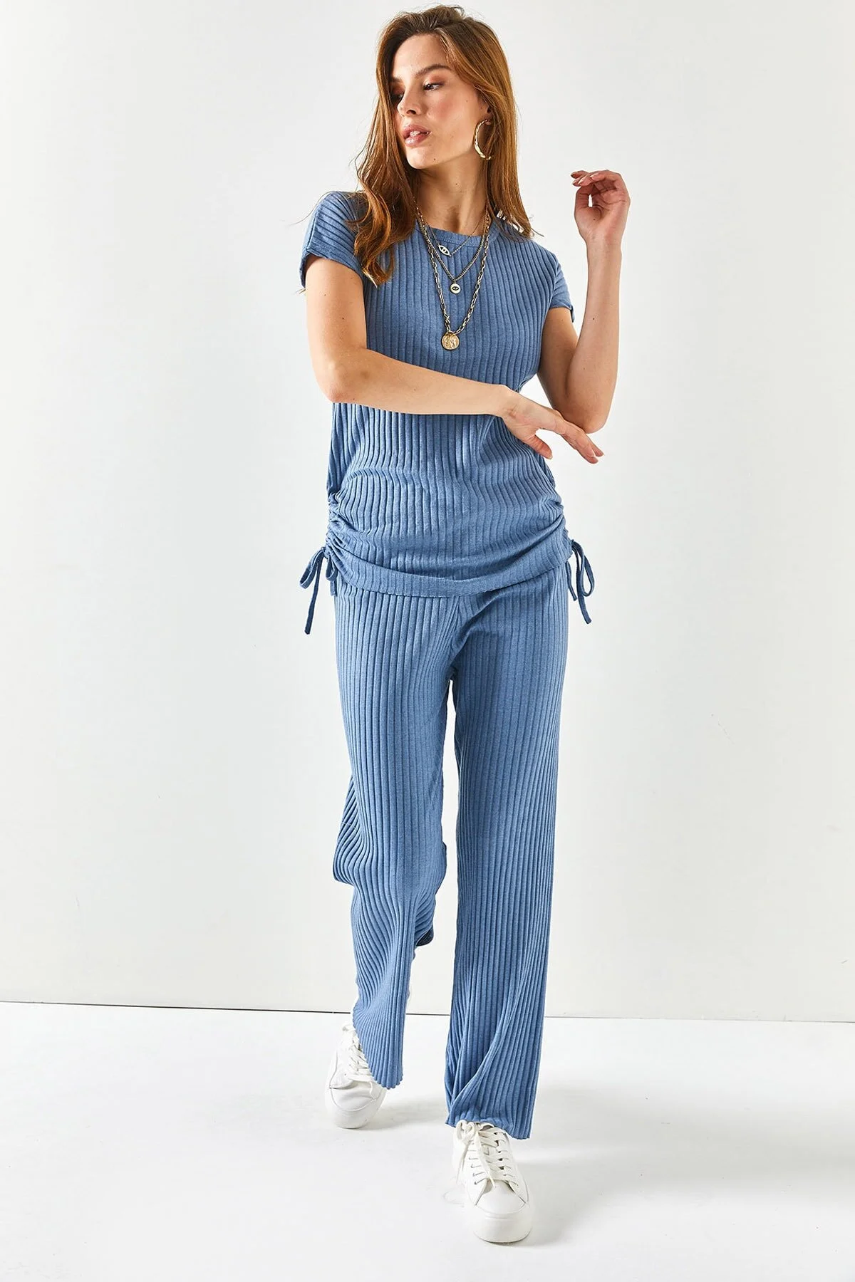 Olalook  Zweiteiler - Blau - Oversized