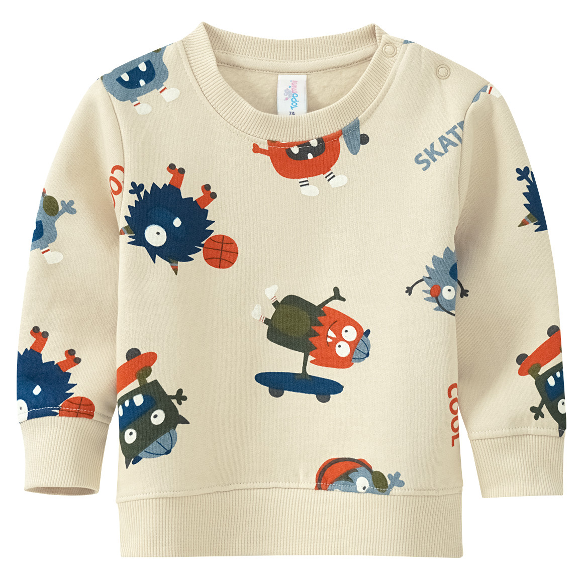 Baby Sweatshirt mit Allover-Print
