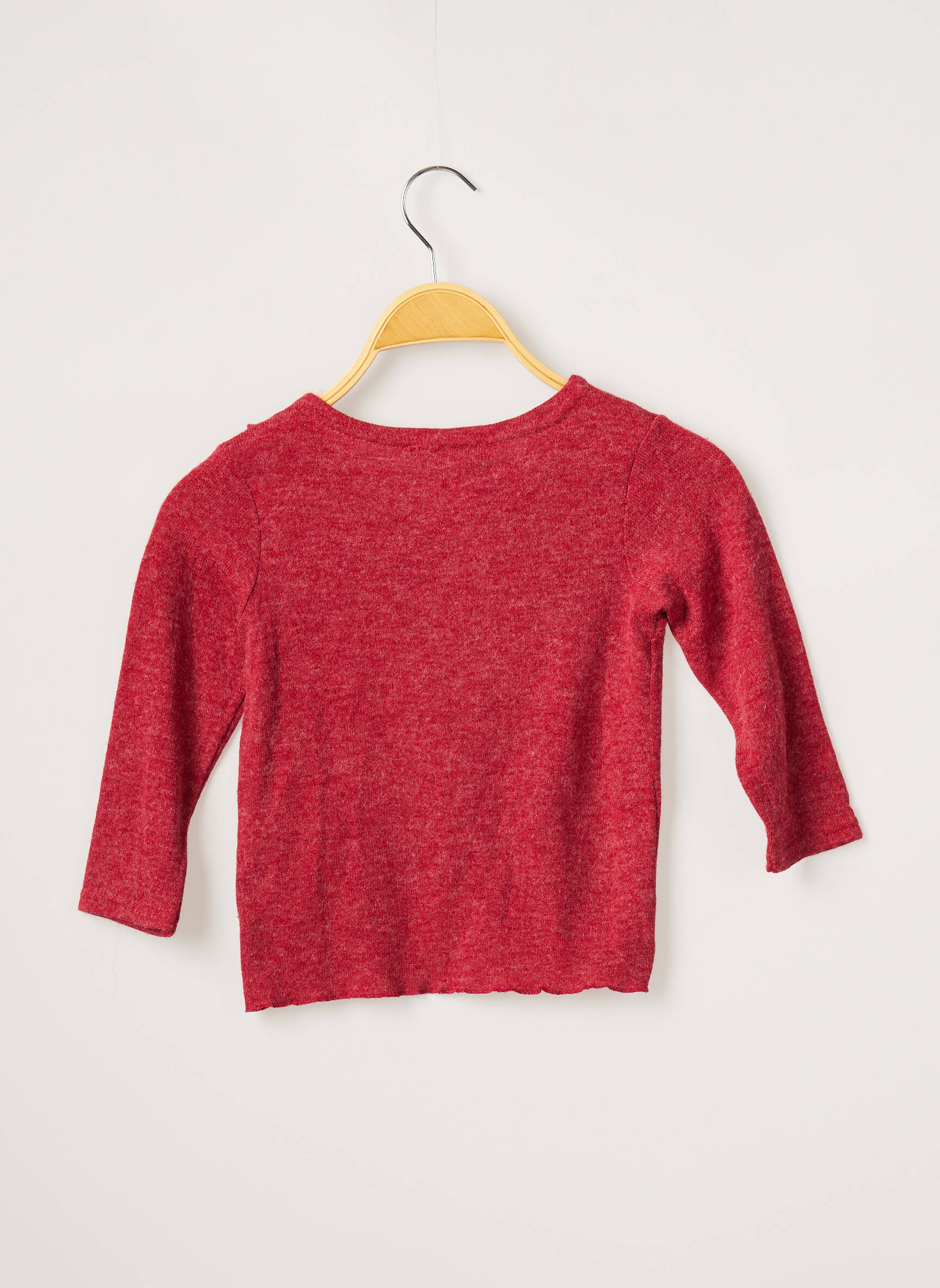 P Tit Mome Pulls Fille couleur rouge