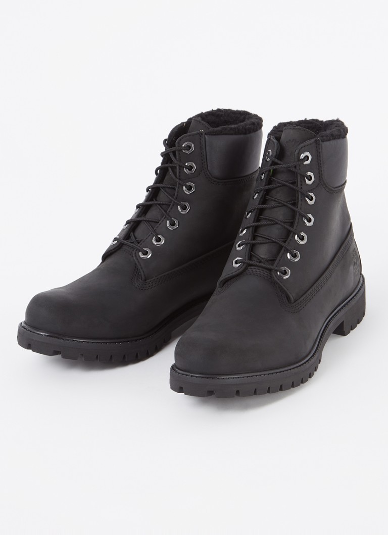 Ghete Timberland Premium Leather cu șireturi de 6 inci
