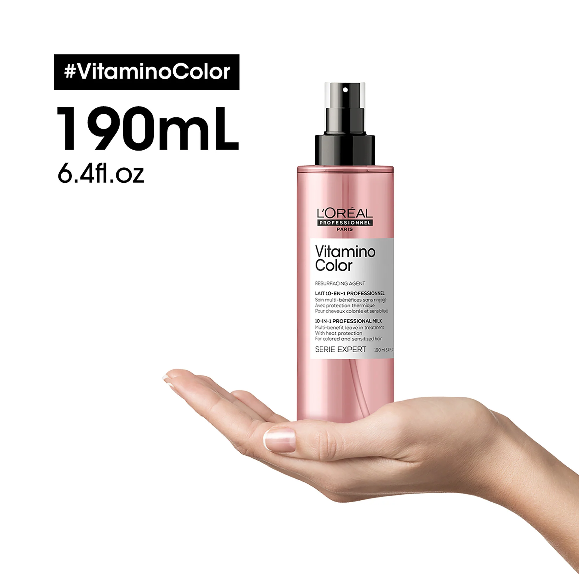 Serie Experto Nuevo Vitamino Color 10 en 1 Spray de Leche - Laca para el Cabello