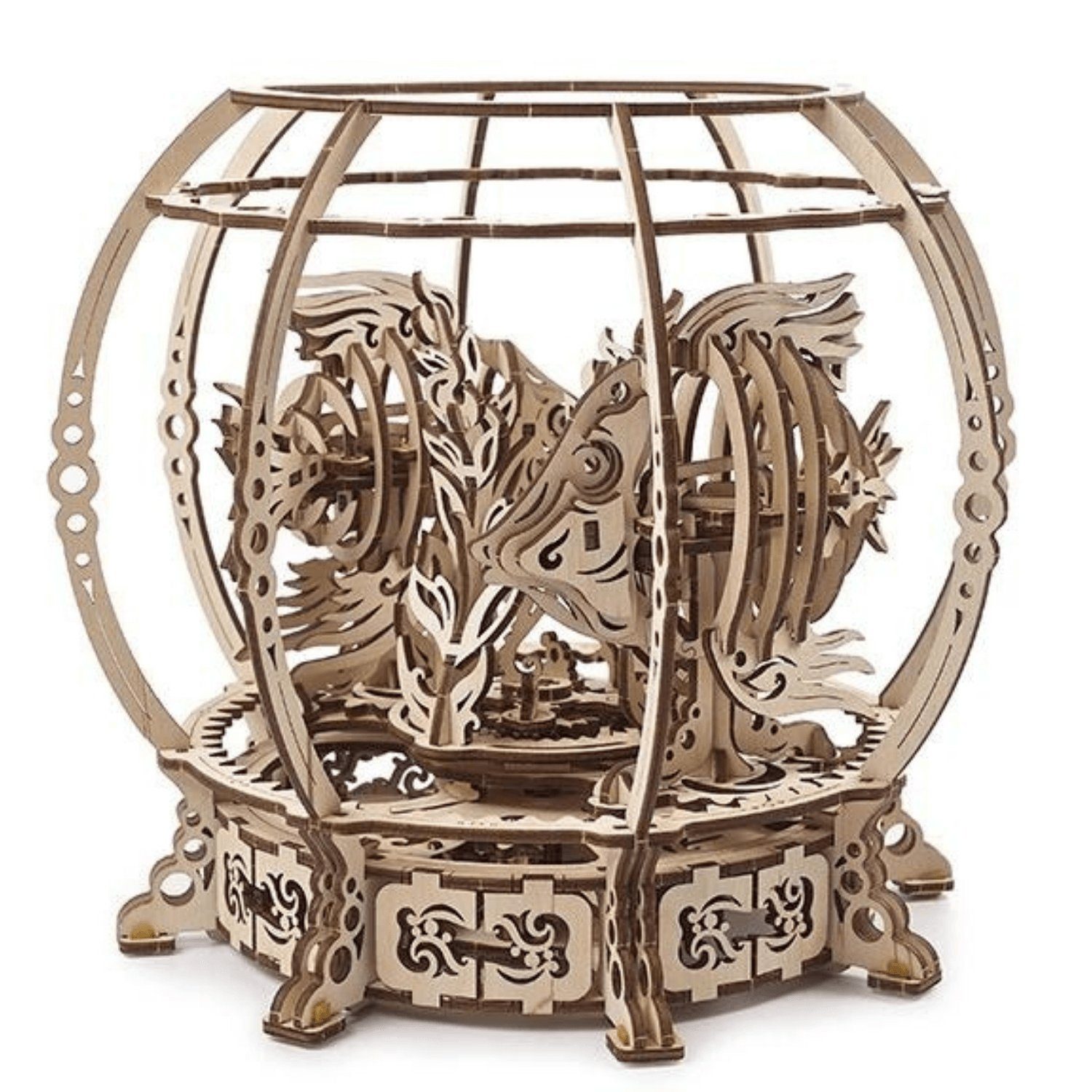 UGEARS Puzzle Ugears Mechanisches Aquarium Mechanisches Holzpuzzle, 325 Puzzleteile