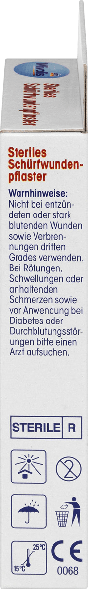 Schürfwundenpflaster 65 x 45 mm, 8 St