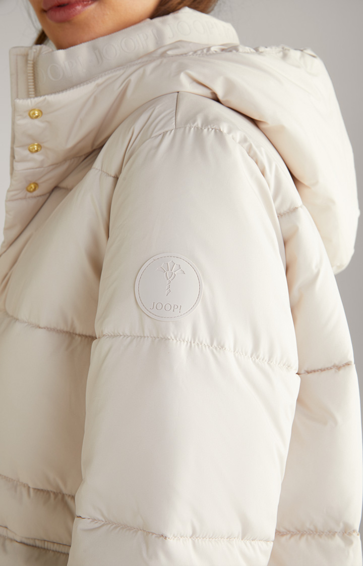 Steppmantel in Offwhite