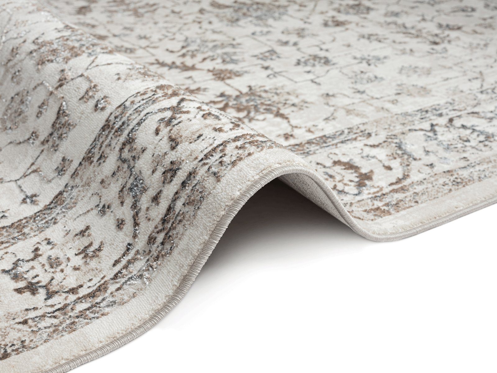 Teppich Mila moderner Teppich Wohnzimmer, elegant glänzender Kurzflor, the carpet, Rechteck, Höhe: 8 mm, Wohnzimmer, Schlafzimmer, Glanzeffekt, Modern