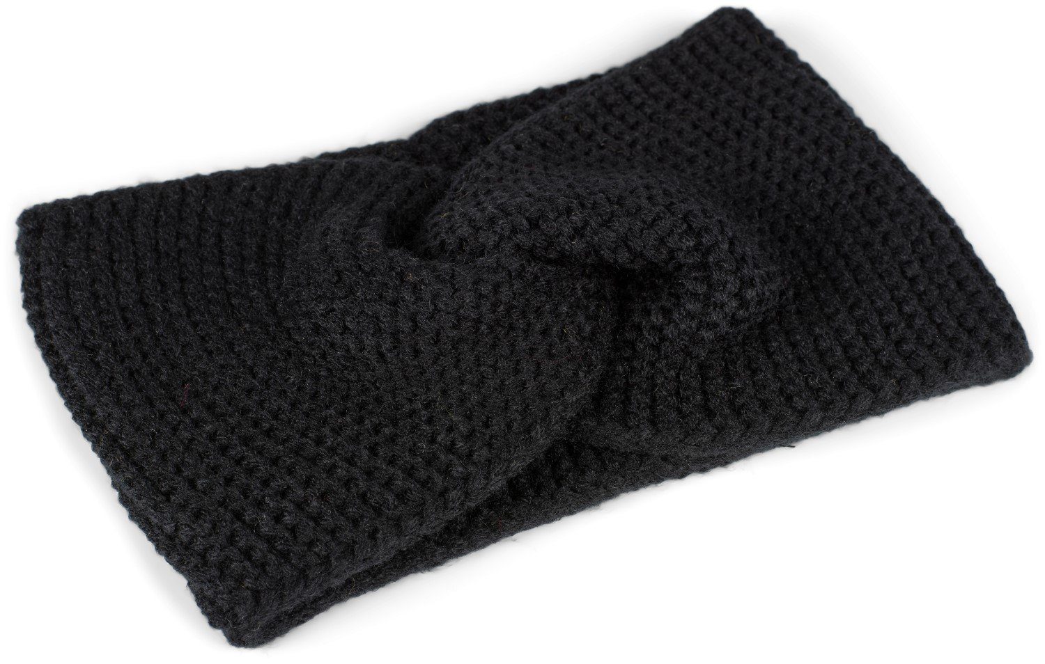 styleBREAKER Stirnband (1-St) Krausstrick Stirnband Twist Knoten