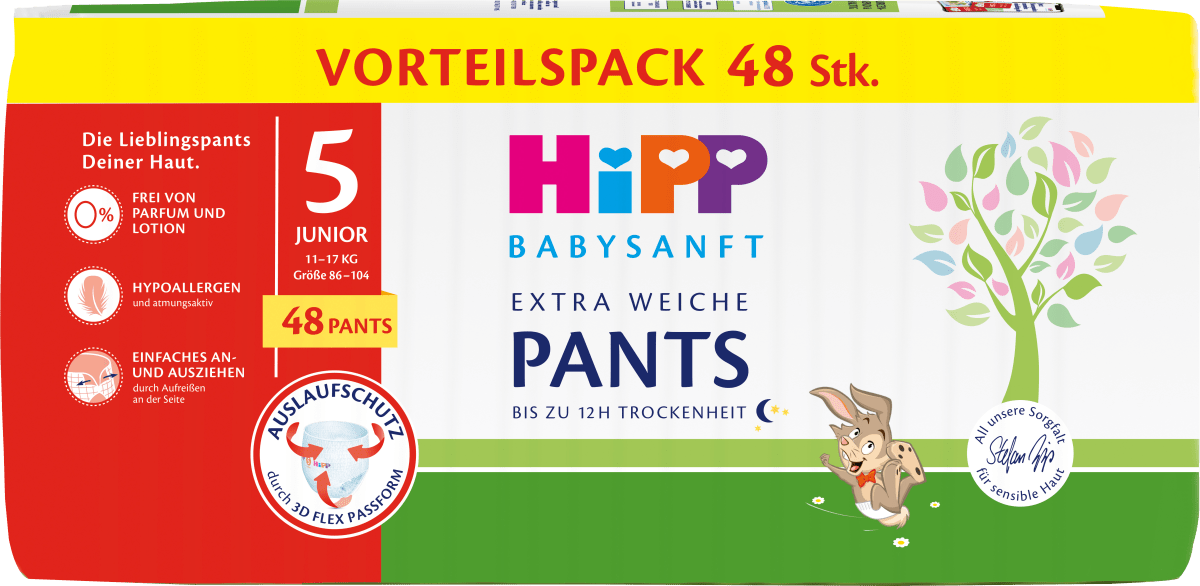 Baby Pants Gr. 5 (11-17 kg), Doppelpack, 48 St