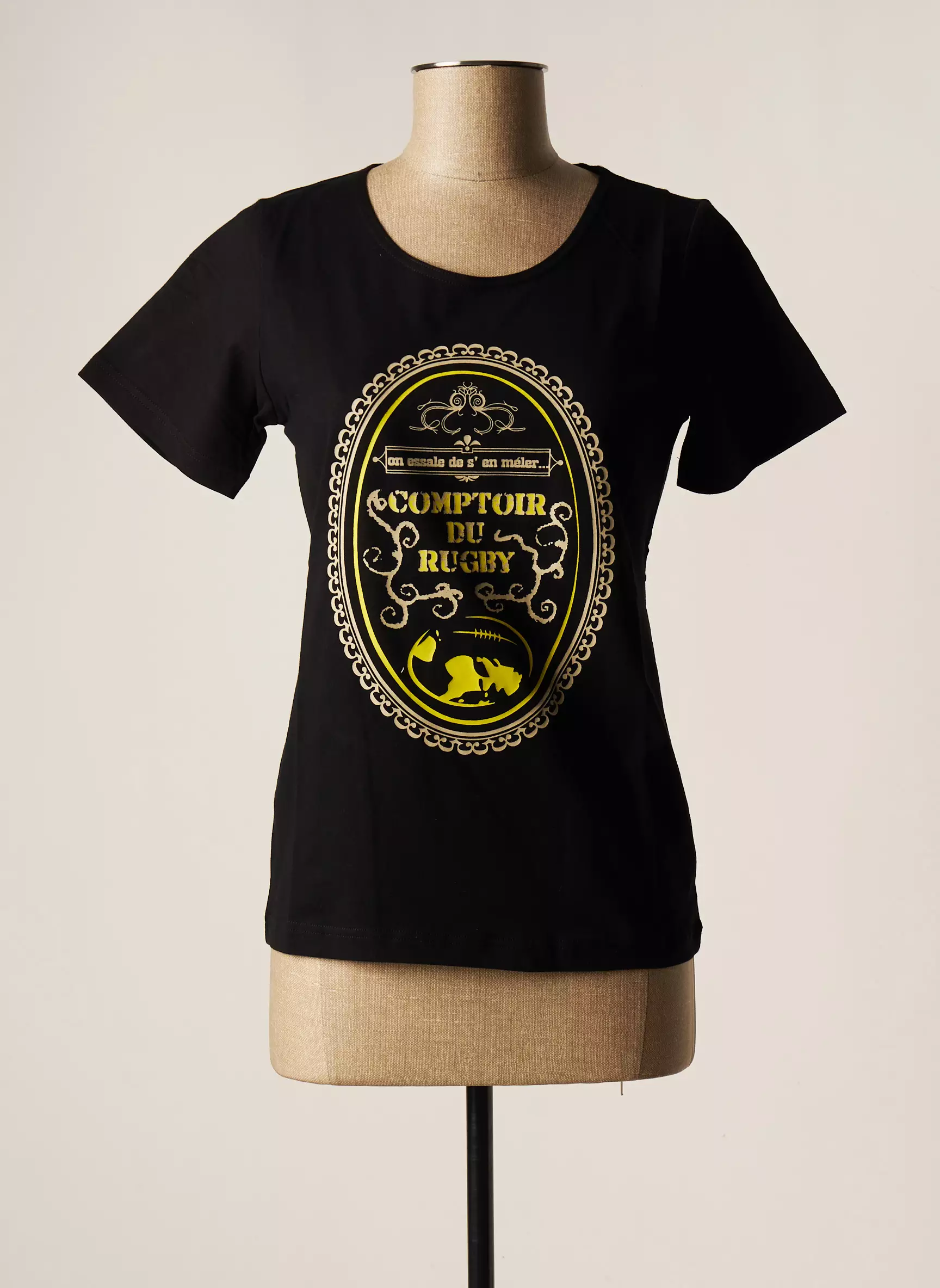Comptoir Du Rugby Tshirts Femme couleur noir