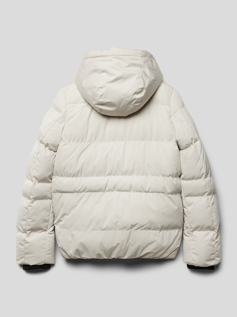 Steppjacke mit Kapuze Modell 'Manik' in ecru