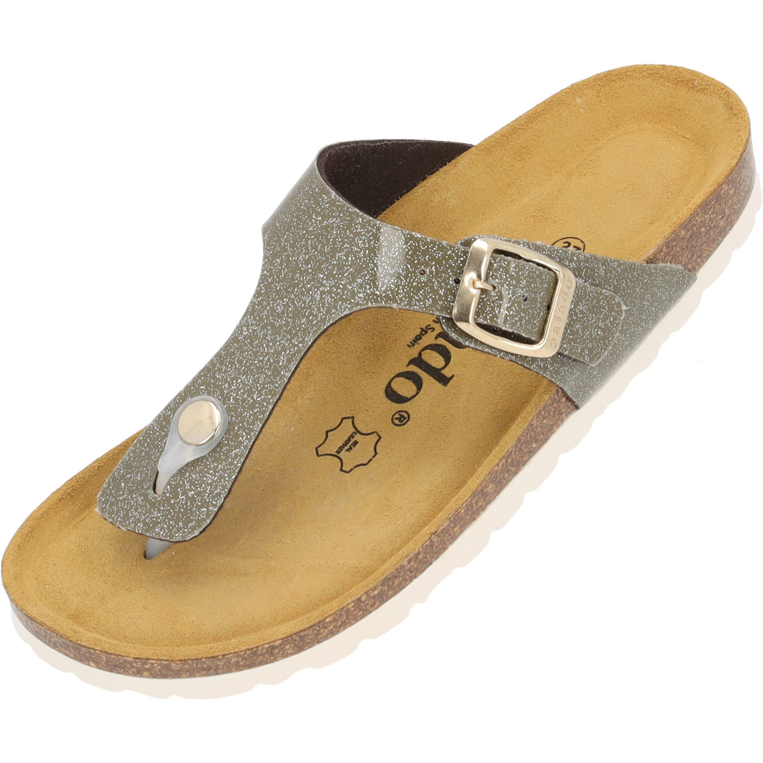 Palado Kos Orion, Zehentrenner, Damen, Khaki