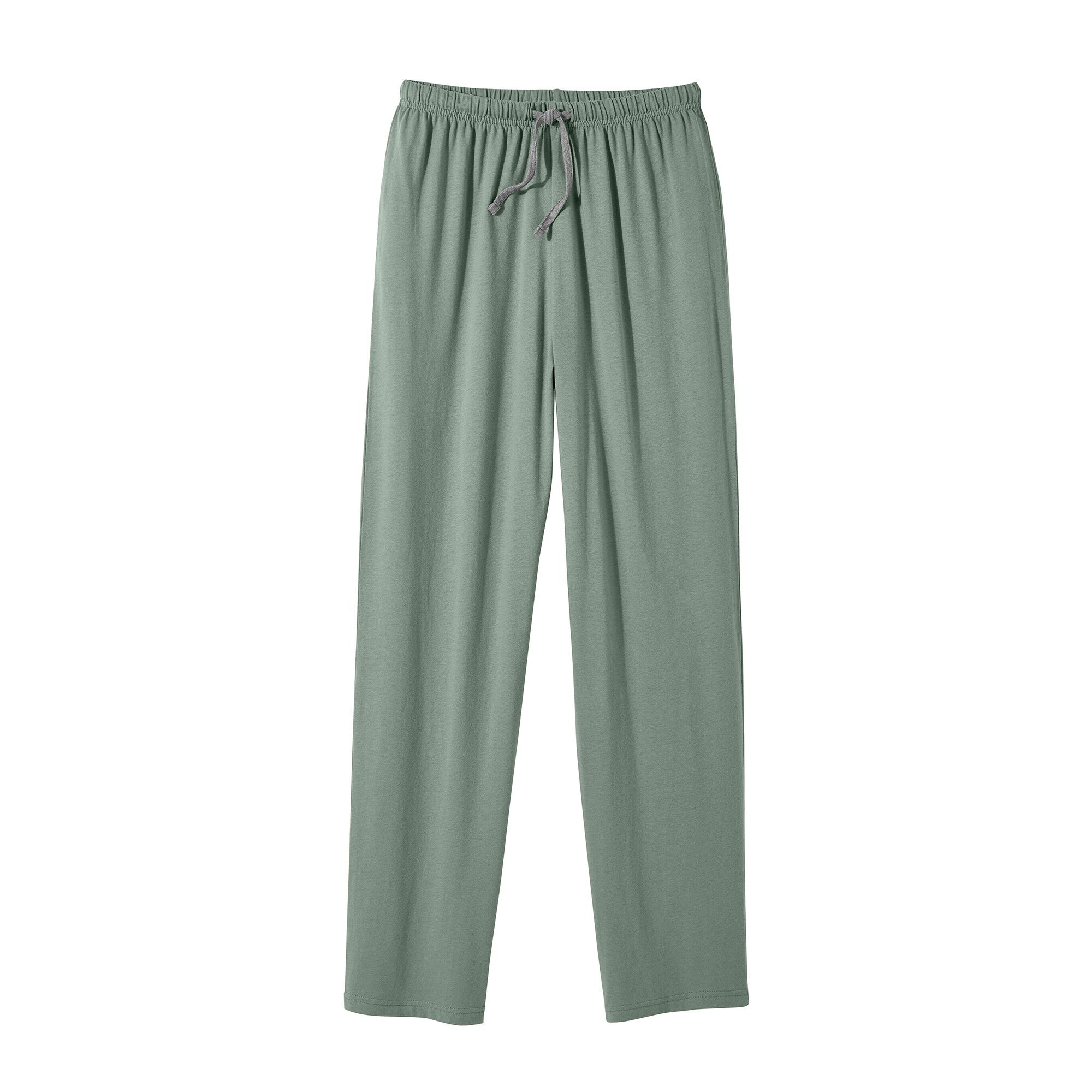 Pantalon pyjama uni vert