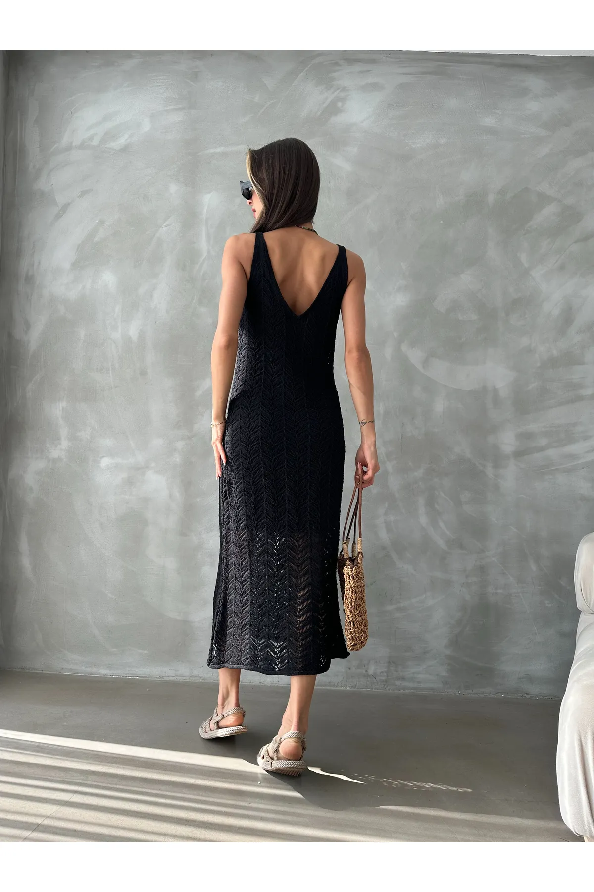 BEJNA  Kleid - Schwarz - A-Linie