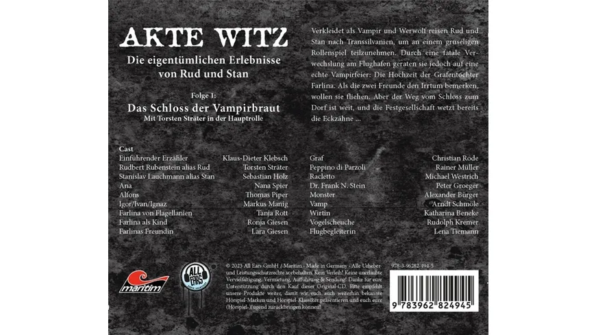 Akte Witz 01: Das Schloss Der Vampirbraut