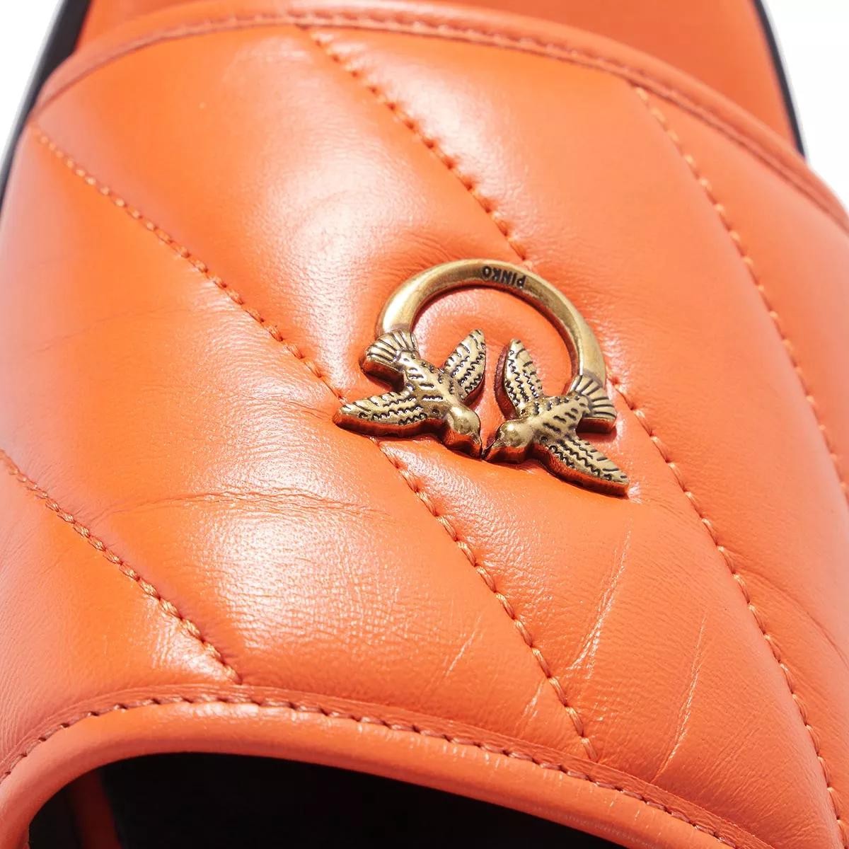 PINKO Pantoletten orange Slide